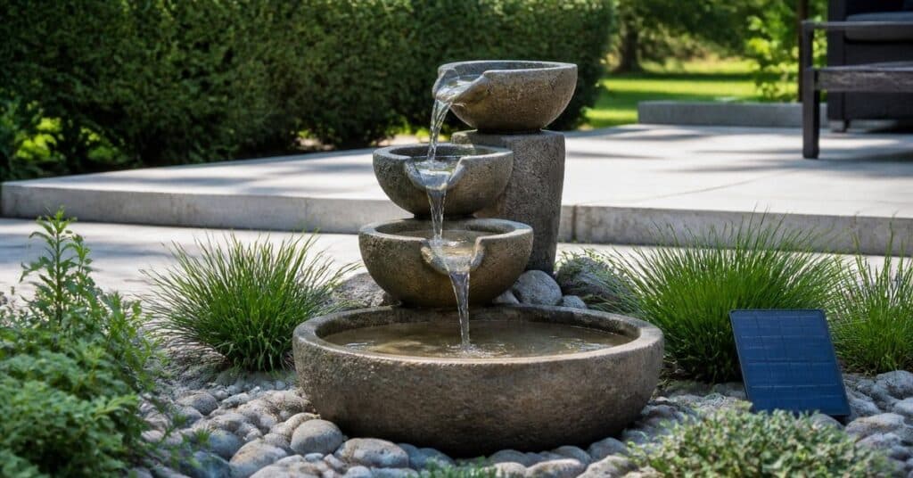 Fontaine de jardin solaire : ce que vous achetez vraiment