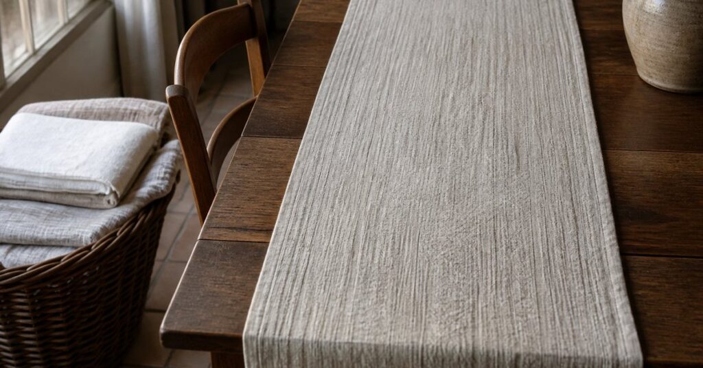 Lavable ou essuyable : ce que les étiquettes de linge de table ne disent pas
