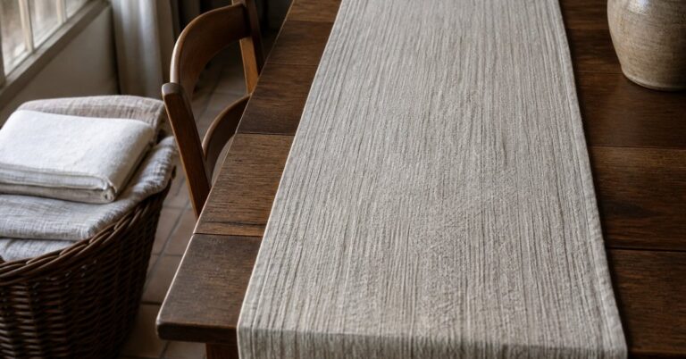 Lavable ou essuyable : ce que les étiquettes de linge de table ne disent pas
