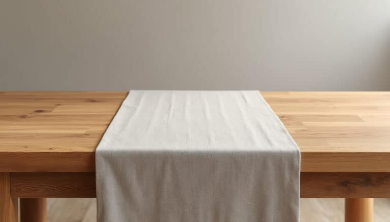 Longueur d&rsquo;un chemin de table : le retombé de chaque côté du plateau