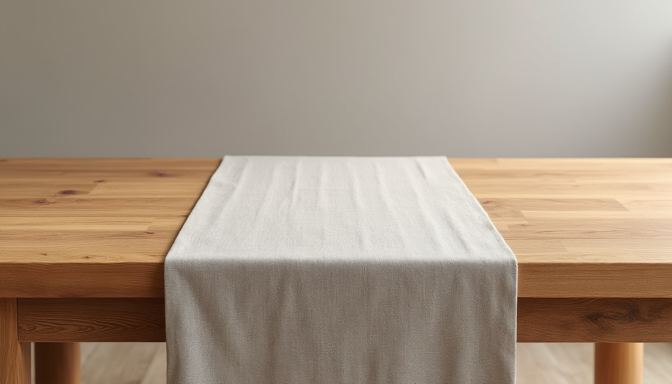 Longueur d’un chemin de table : le retombé de chaque côté du plateau