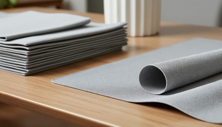 Set de table qui glisse ou qui gondole : matière, rangement et remise à plat