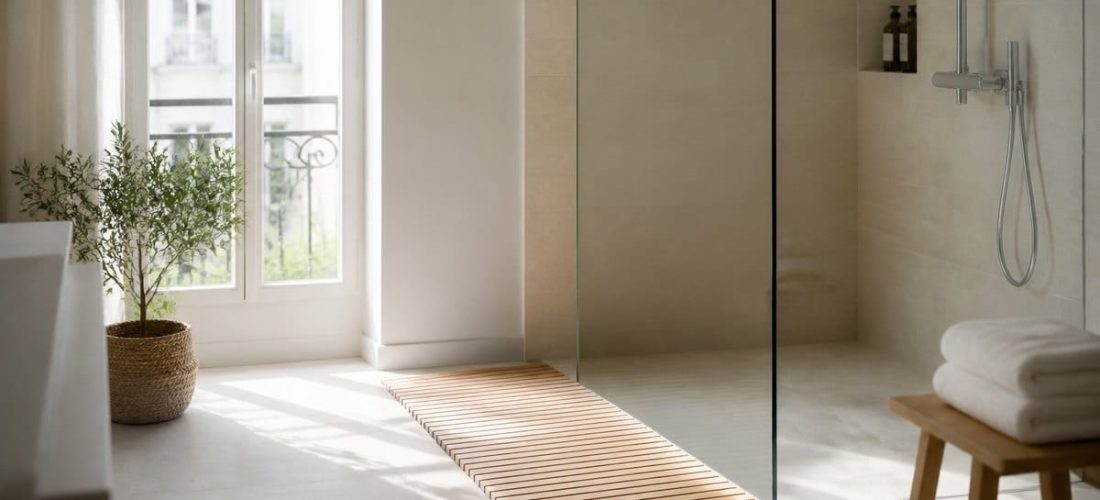 Caillebotis en bois dans une salle de bain : ce qu'il faut savoir avant de poser
